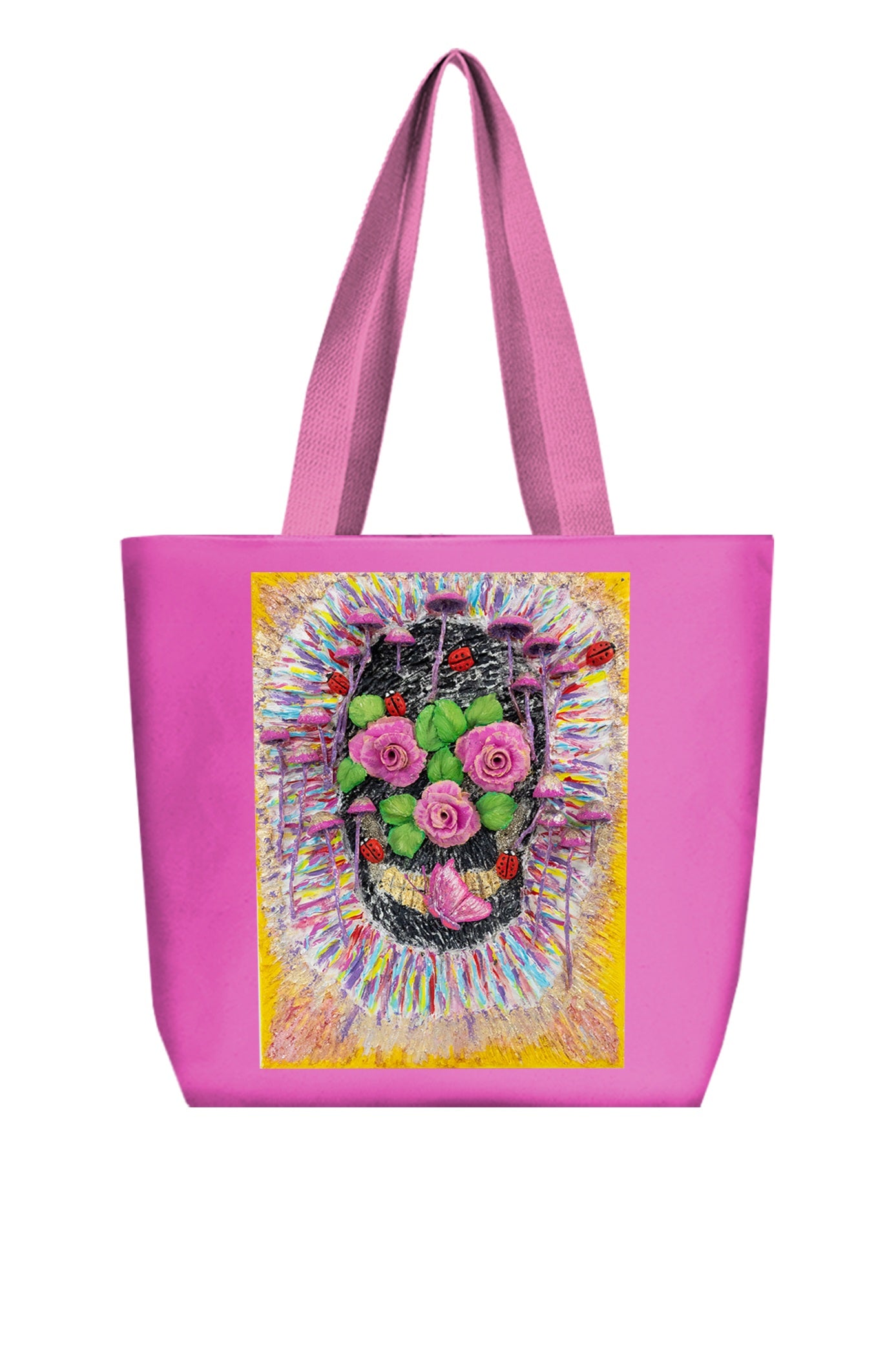 Vibrant Floral Tote Bag